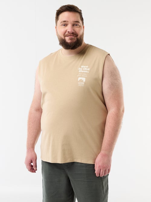 Canotta in cotone stampata - Kiabi