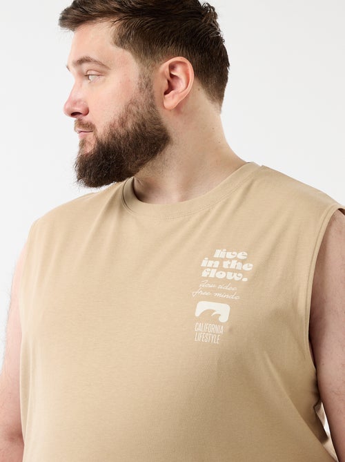 Canotta in cotone stampata - Kiabi