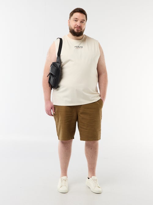 Canotta in cotone stampata - Kiabi