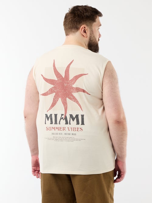 Canotta in cotone stampata - Kiabi