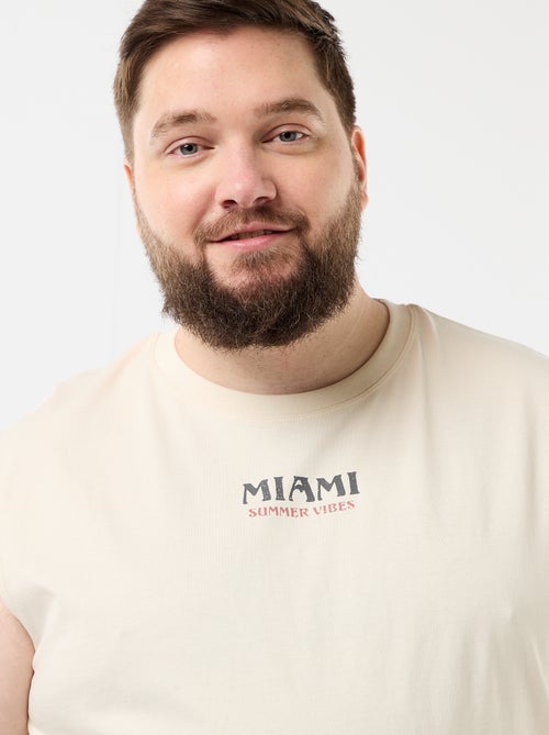 Canotta in cotone stampata - Kiabi