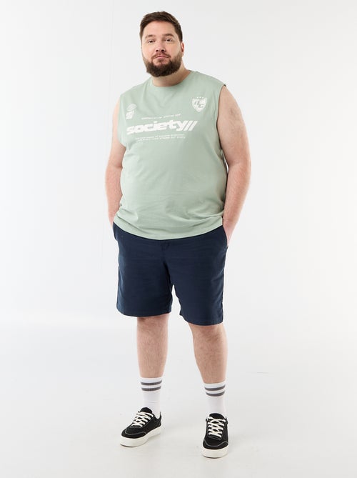 Canotta in cotone stampata - Kiabi