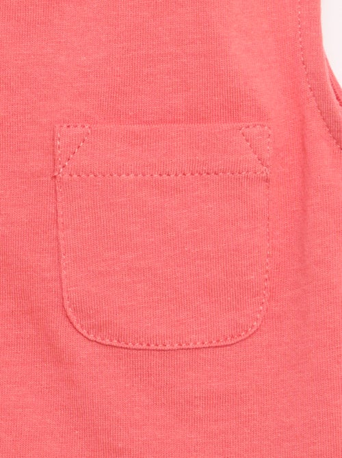 Canotta in jersey di cotone con taschino sul petto - Kiabi