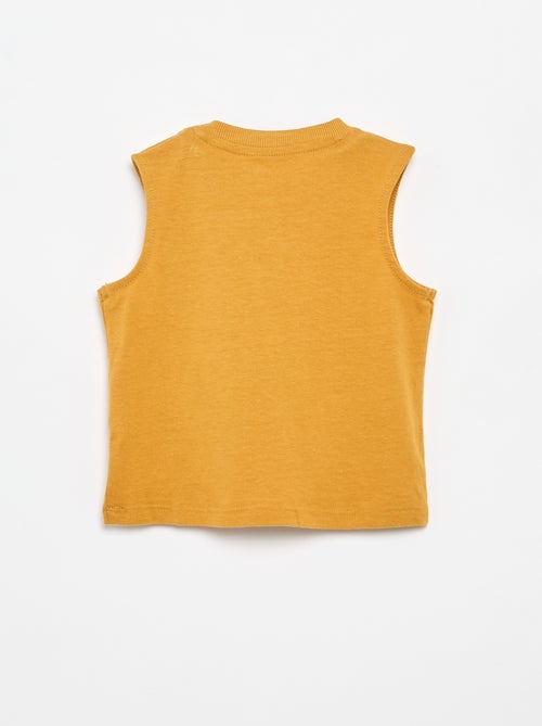 Canotta in jersey di cotone con taschino sul petto - Kiabi