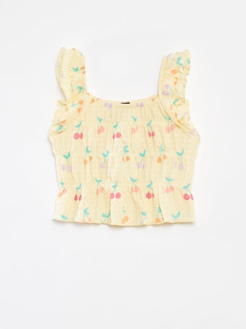 Canotta in maglia goffrata - Kiabi