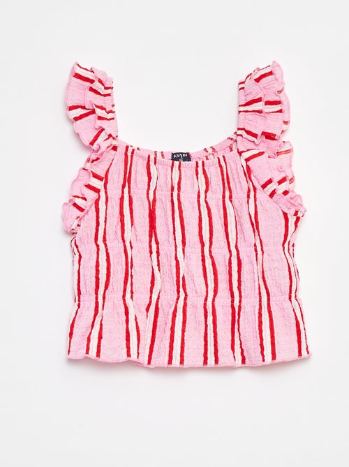 Canotta in maglia goffrata - Kiabi