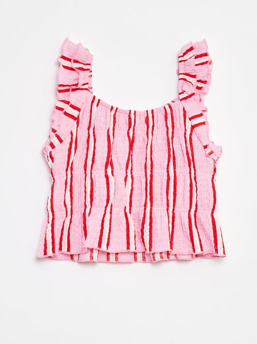 Canotta in maglia goffrata - Kiabi