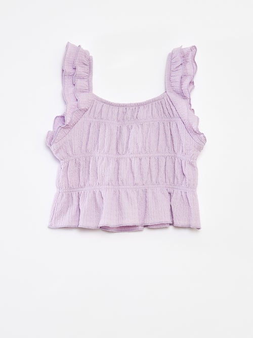 Canotta in maglia goffrata - Kiabi