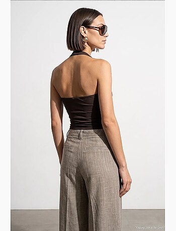 Canotta in nylon ed elastan dilvin