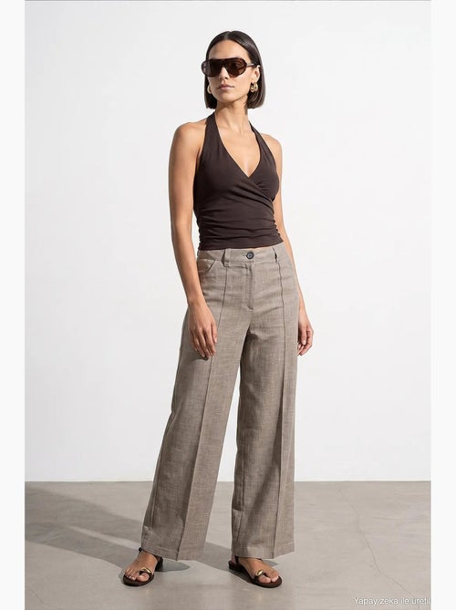 Canotta in nylon ed elastan dilvin - Kiabi
