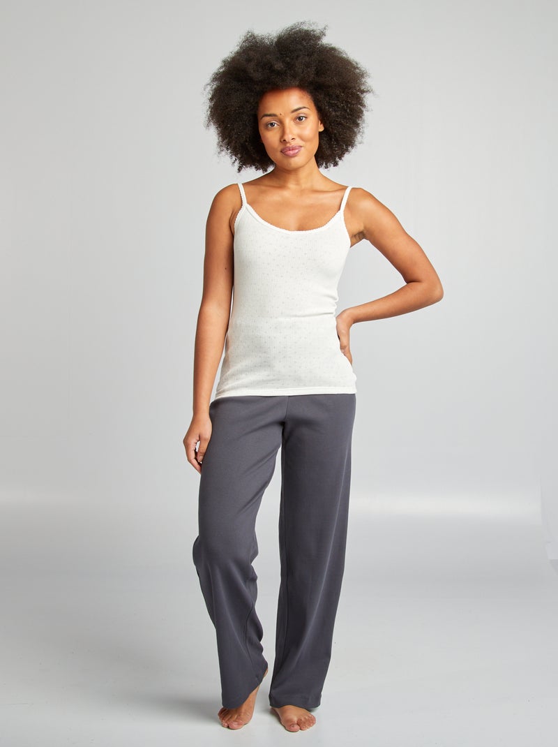 Canotta in tessuto termoregolatore - BIANCO - Kiabi