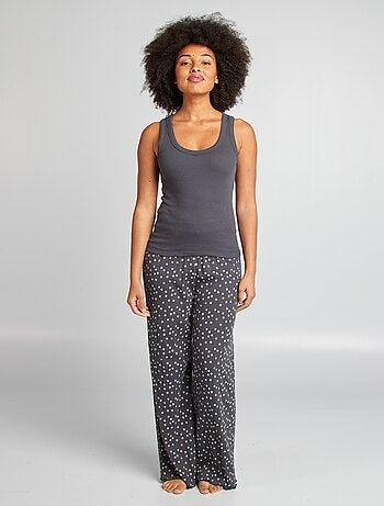 Canotta nightwear a coste