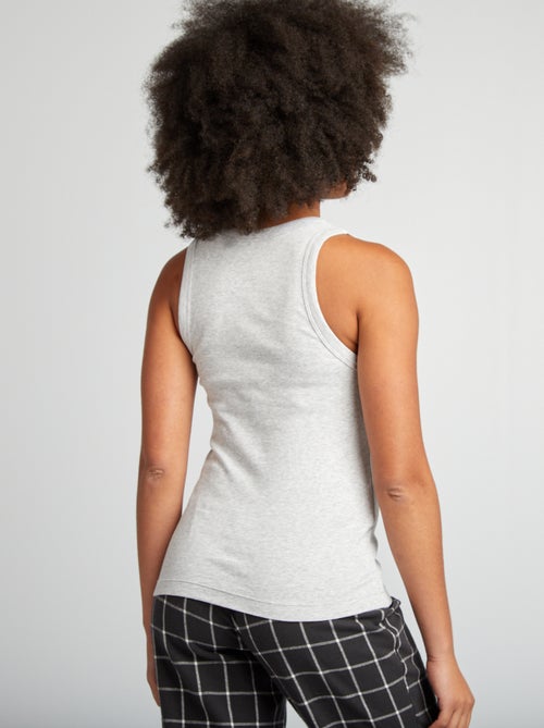 Canotta nightwear a coste - Kiabi