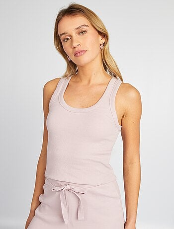 Canotta nightwear a coste