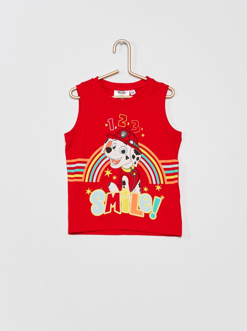 Canotta 'Paw Patrol' - rosso - Kiabi