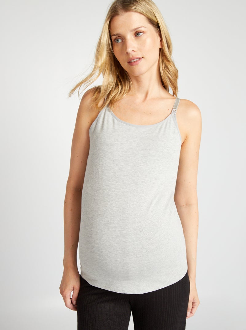 Canotta per l'allattamento GRIGIO - Kiabi