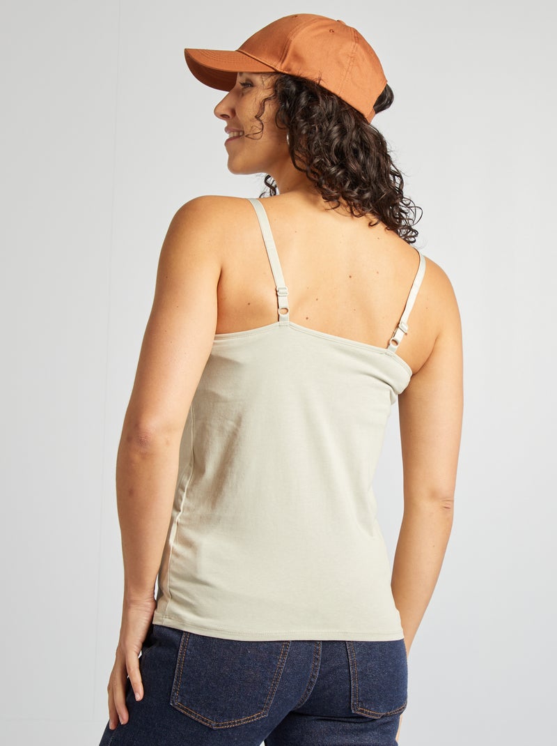 Canotta per l'allattamento VERDE - Kiabi