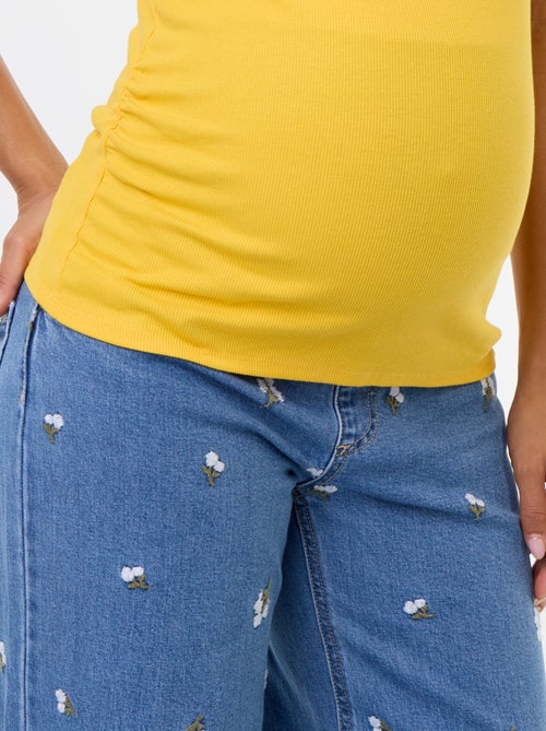 Canotta premaman con scollo all'americana - Kiabi Canotta premaman con scollo all'americana - Kiabi