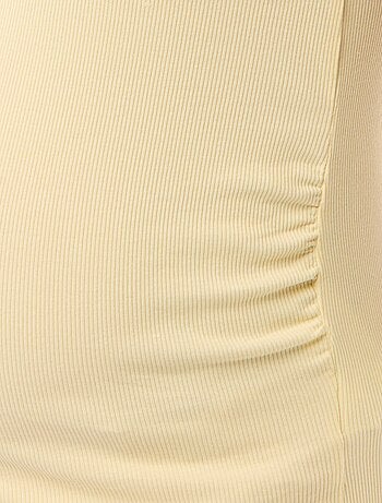 Canotta premaman con scollo all'americana