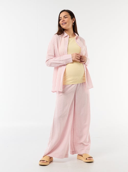 Canotta premaman con scollo all'americana - Kiabi