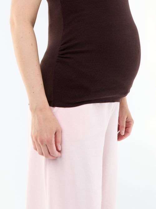 Canotta premaman con scollo all'americana - Kiabi Canotta premaman con scollo all'americana - Kiabi