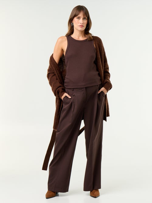 Canotta premaman con scollo all'americana - Kiabi Canotta premaman con scollo all'americana - Kiabi