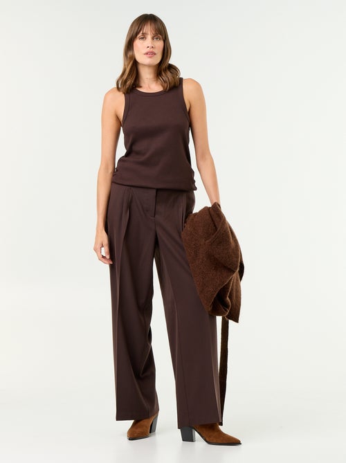 Canotta premaman con scollo all'americana - Kiabi Canotta premaman con scollo all'americana - Kiabi