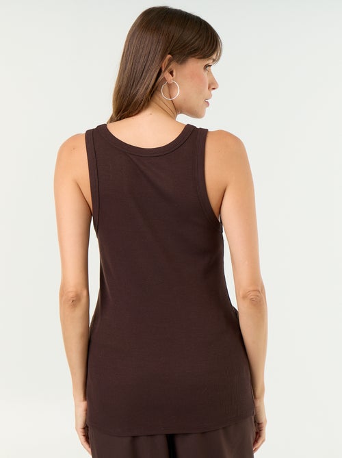 Canotta premaman con scollo all'americana - Kiabi Canotta premaman con scollo all'americana - Kiabi