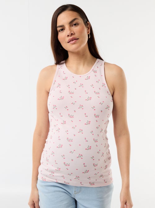 Canotta premaman con scollo all'americana - Kiabi