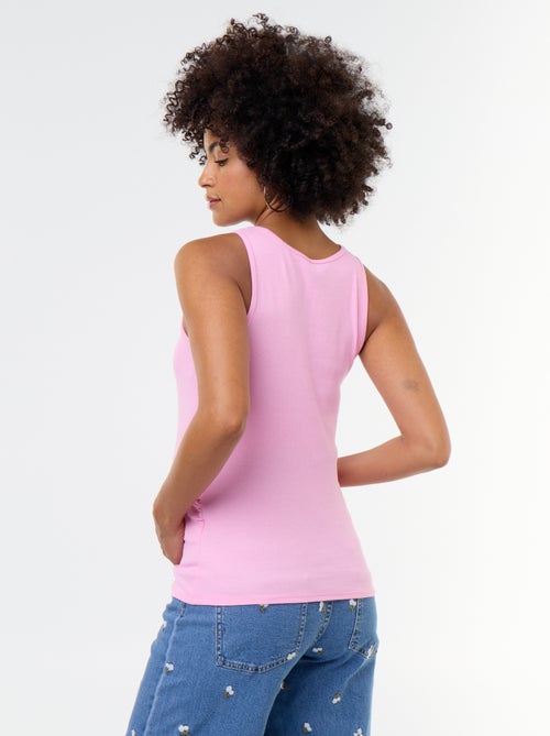 Canotta premaman con scollo all'americana - Kiabi Canotta premaman con scollo all'americana - Kiabi