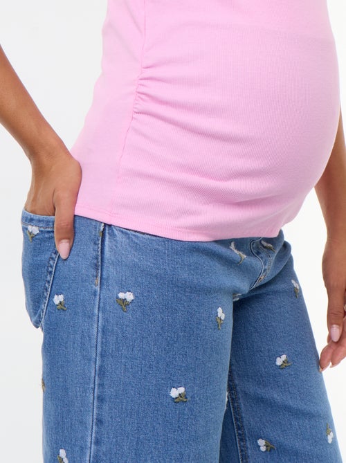 Canotta premaman con scollo all'americana - Kiabi Canotta premaman con scollo all'americana - Kiabi