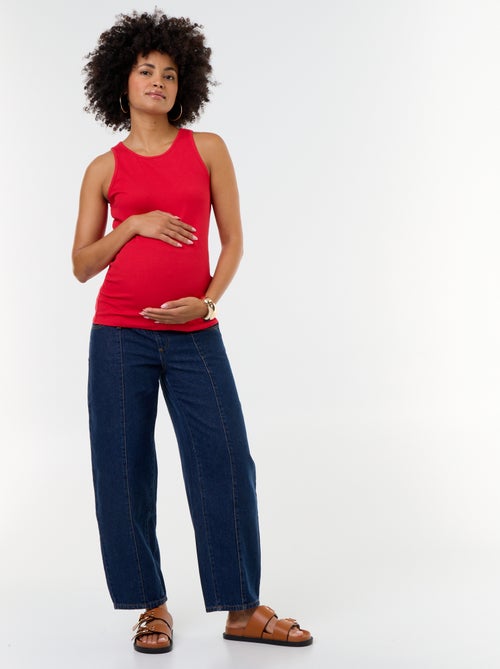 Canotta premaman con scollo all'americana - Kiabi Canotta premaman con scollo all'americana - Kiabi