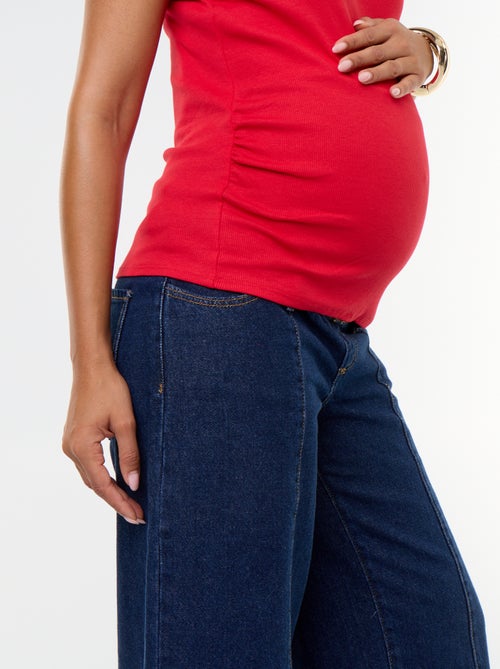Canotta premaman con scollo all'americana - Kiabi Canotta premaman con scollo all'americana - Kiabi
