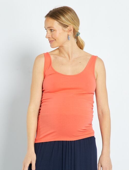 Top Maternità Canotta Allattamento Dreamburn Con Reggiseno Incorporato - Comoda E Pratica Per Gravidanza Canotta Dreamburn Maternità - 10