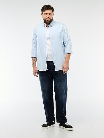 Canotta regular in maglia a costine