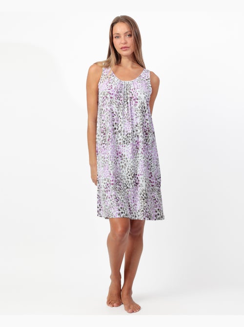 Canotta rosa senza maniche con stampa animalier da donna ADMAS GARDEN - Kiabi Canotta rosa senza maniche con stampa animalier da donna ADMAS GARDEN - Kiabi