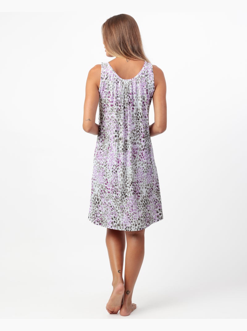 Canotta rosa senza maniche con stampa animalier da donna ADMAS GARDEN Nero/Pelle - Kiabi