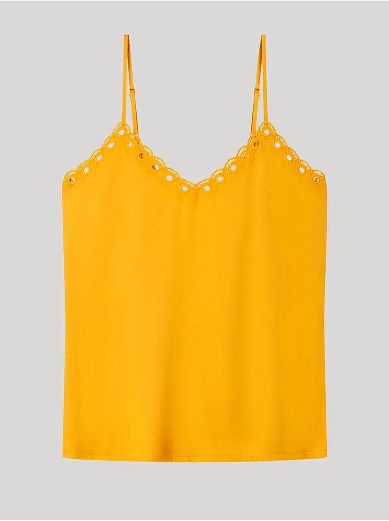 Canotta satinata Giallo - Kiabi
