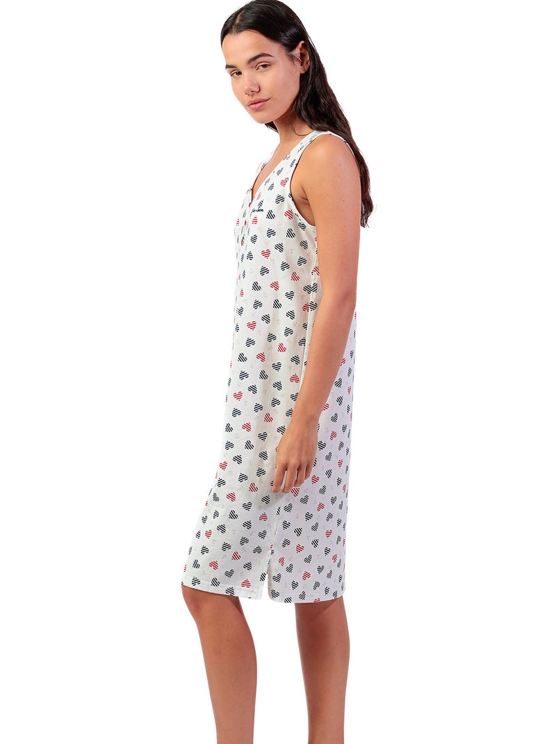 Canotta senza maniche ADMAS Ocean Lover da donna Ecru - Kiabi
