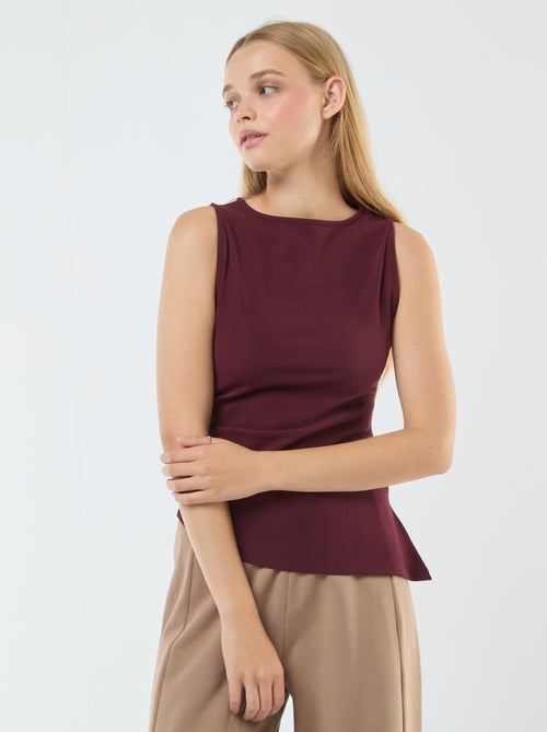Canotta senza maniche asimmetrica - Kiabi