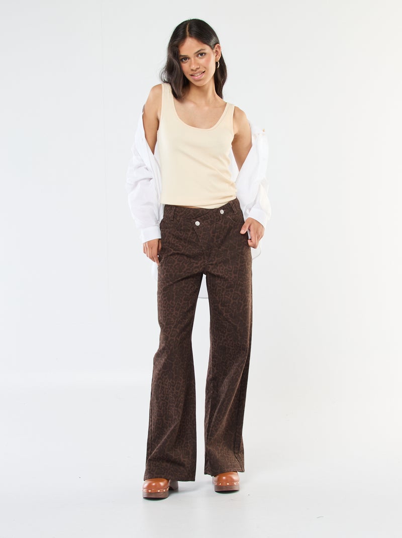 Canotta senza maniche Beige - Kiabi