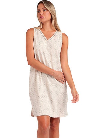 Canotta senza maniche con pois organici da donna ADMAS CLASSIC