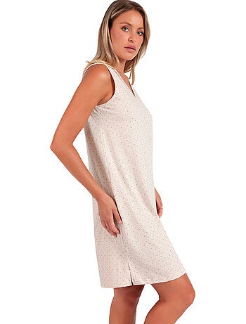 Canotta senza maniche con pois organici da donna ADMAS CLASSIC