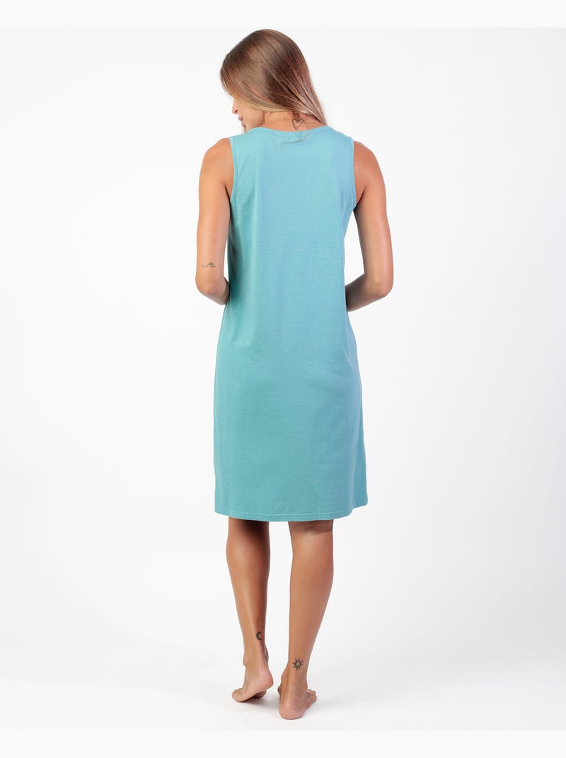 Canotta senza maniche da donna ADMAS GARDEN Mint Garden Blu acqua - Kiabi