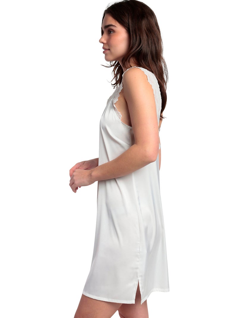 Canotta senza maniche da sposa ADMAS CLASSIC da donna Bianco - Kiabi
