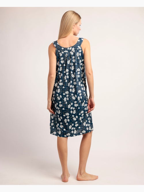 Canotta senza maniche floreale blu navy da donna ADMAS GARDEN - Kiabi Canotta senza maniche floreale blu navy da donna ADMAS GARDEN - Kiabi