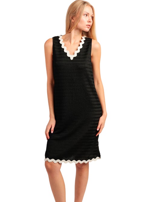 Canotta senza maniche Luxe Waves da donna ADMAS LUXURY - Kiabi Canotta senza maniche Luxe Waves da donna ADMAS LUXURY - Kiabi