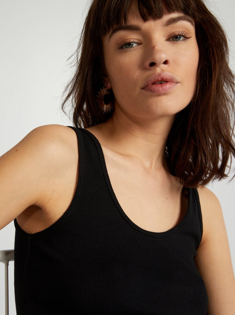 Canotta senza maniche nero - Kiabi