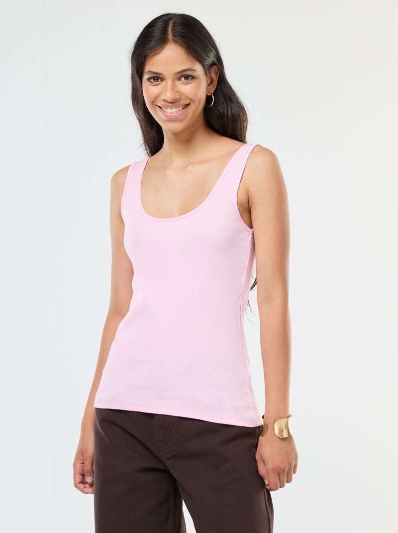 Canotta senza maniche Rosa - Kiabi