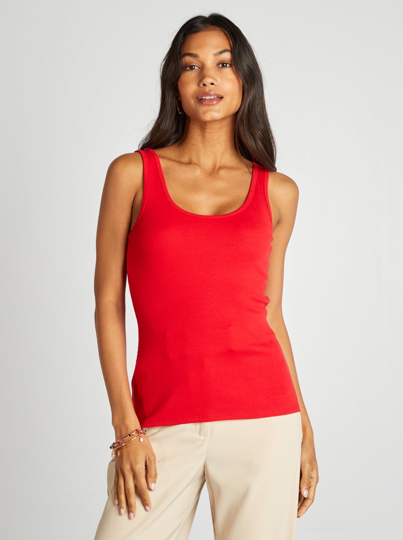 Canotta senza maniche ROSSO - Kiabi